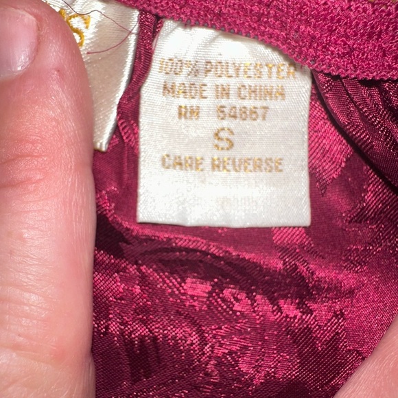 VICTORIA’S SECRET Vintage Gold Label High Waisted Silky Y2K Shorts Small 1980 - Picture 3 of 6